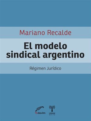 cover image of El modelo sindical argentino
